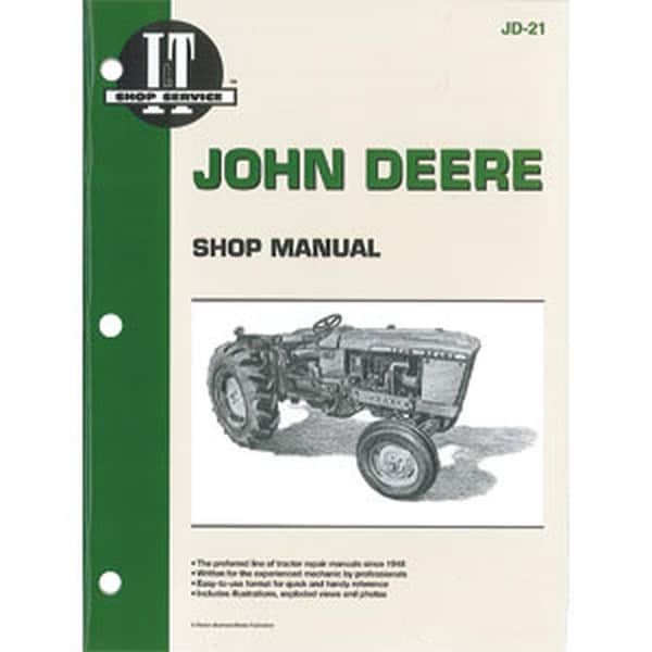 Aftermarket IAndT Shop Sevice Manual Fits Fits John Deere Fits JD 1010 2010 Tractor Serie JD21 - main